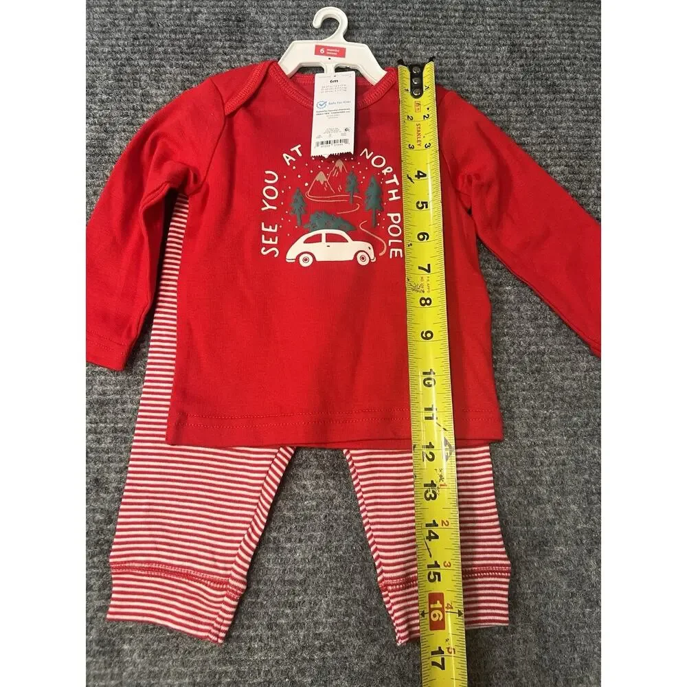 Carter’s Just One You Baby 6M Christmas North Pole 2 Piece Outfit Set NWT